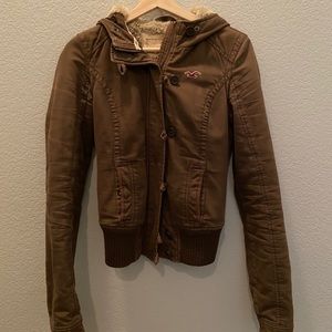 Hollister fur coat size small